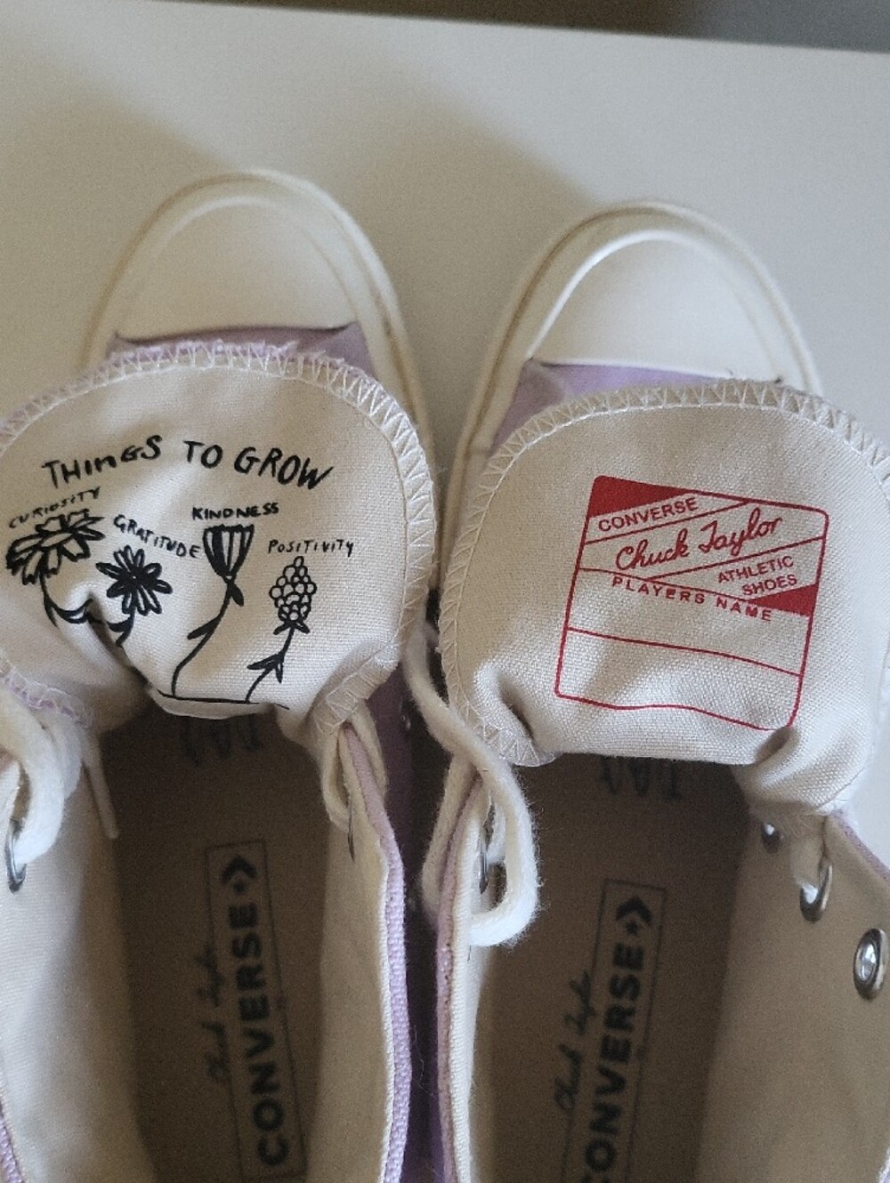 Converse All Star 70 Embroidered Chuck Taylors In Lilac, Size 6 - Picture 5 of 8